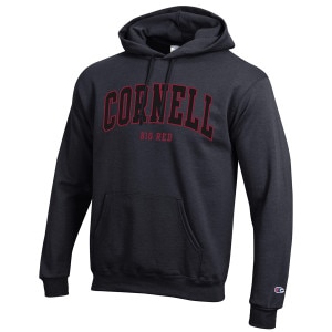 Cornell over Big Red Twill Hood