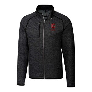 Big & Tall Cornell Block C Cutter & Buck Sweater Knit Full Zip Jacket