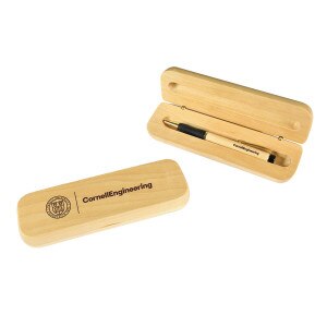 Cornell Engineering Maple Pen and Case Set