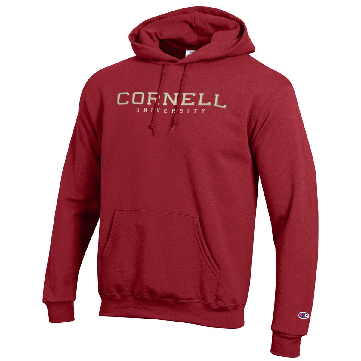 Cornell over University 3D Emb. Hoo