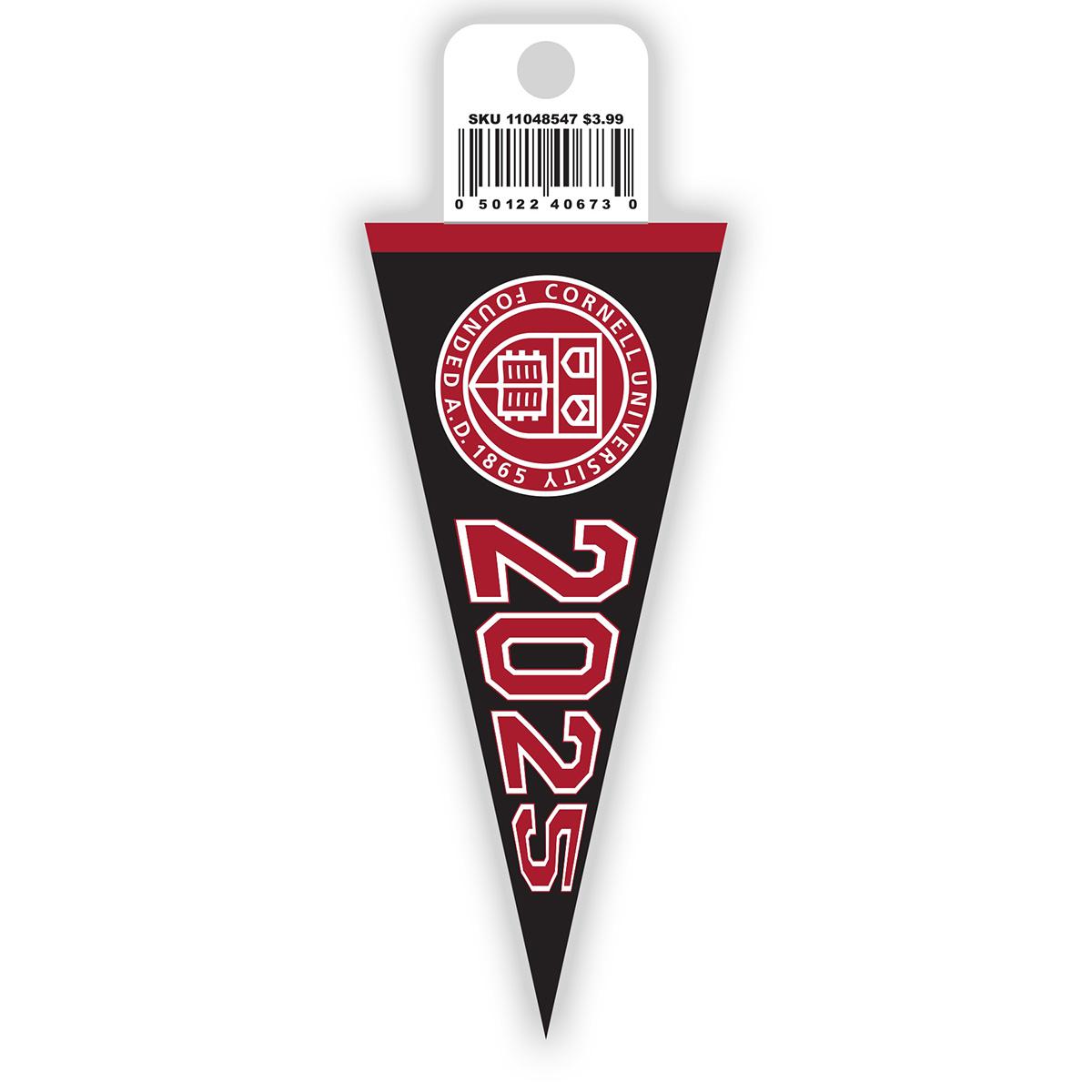 Cornell Class of 2025 Pennant Decal