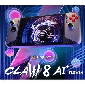 MSI Claw 8+ AI Handheld Game Console