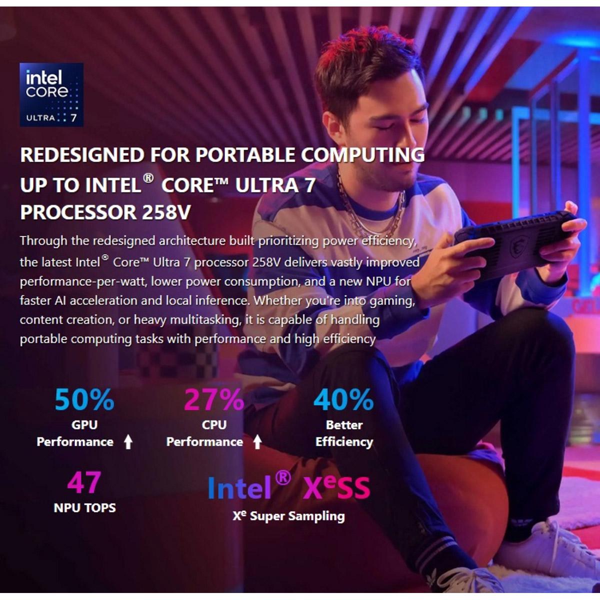MSI Claw 8 AI+ Touchscreen Gaming H
