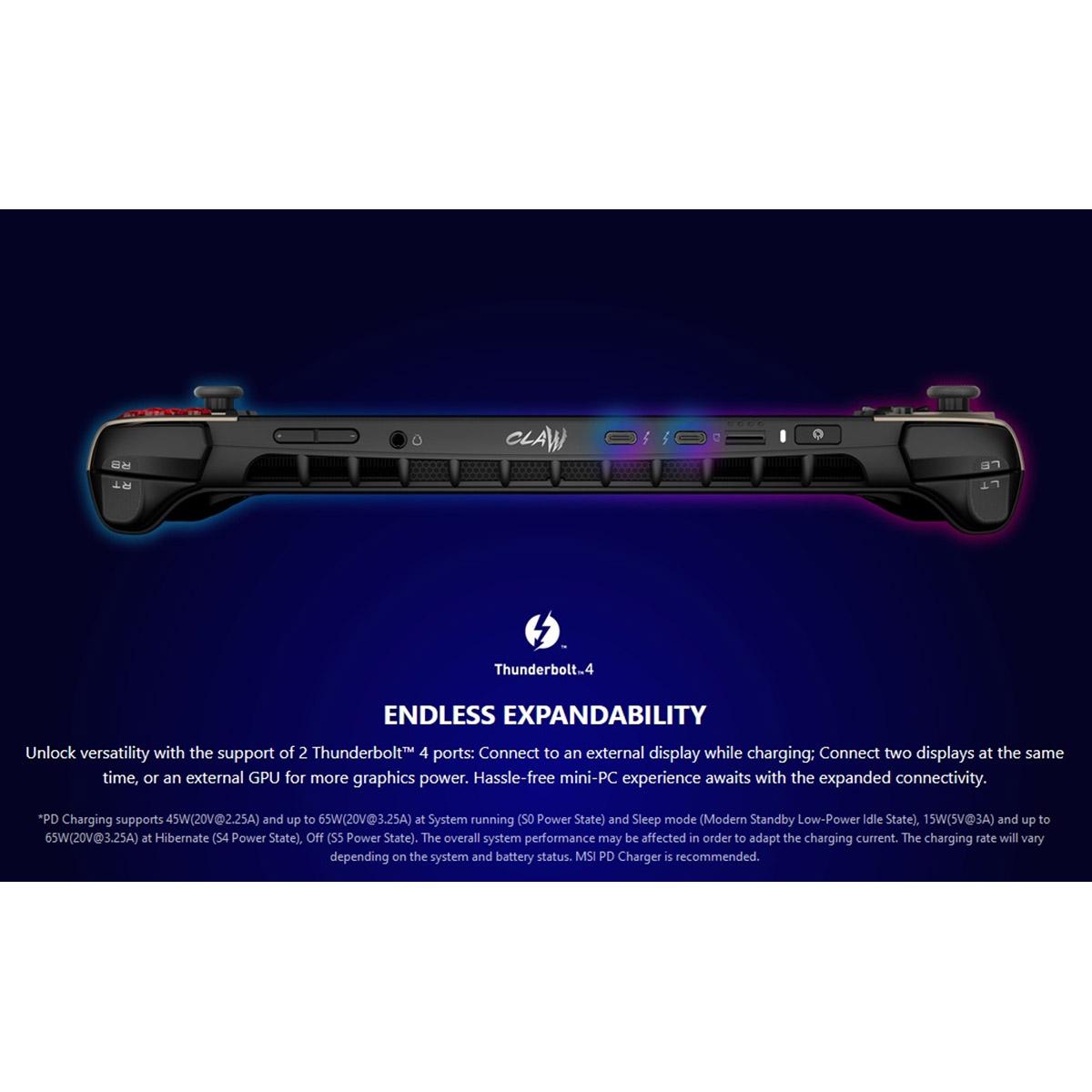 MSI Claw 8 AI+ Touchscreen Gaming H