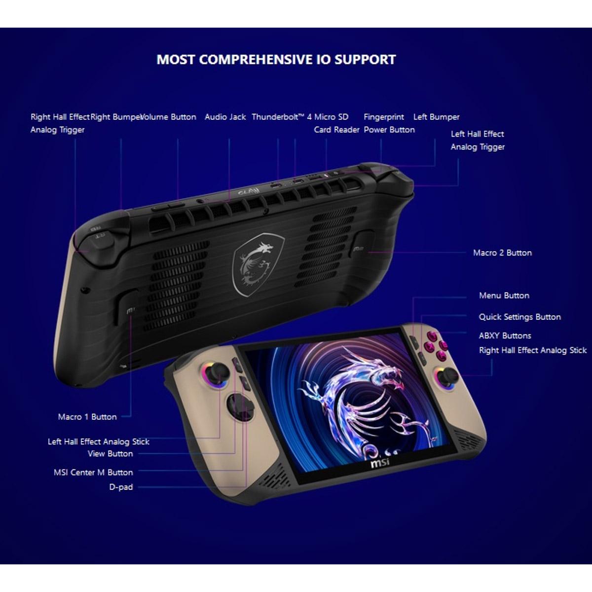 MSI Claw 8 AI+ Touchscreen Gaming H