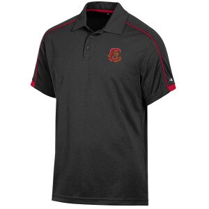 Bear Through C Diamond Pattern Polo