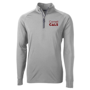 Big & Tall Cornell CALS Cutter & Buck Adapt Eco Knit Recycled Quarter Zip