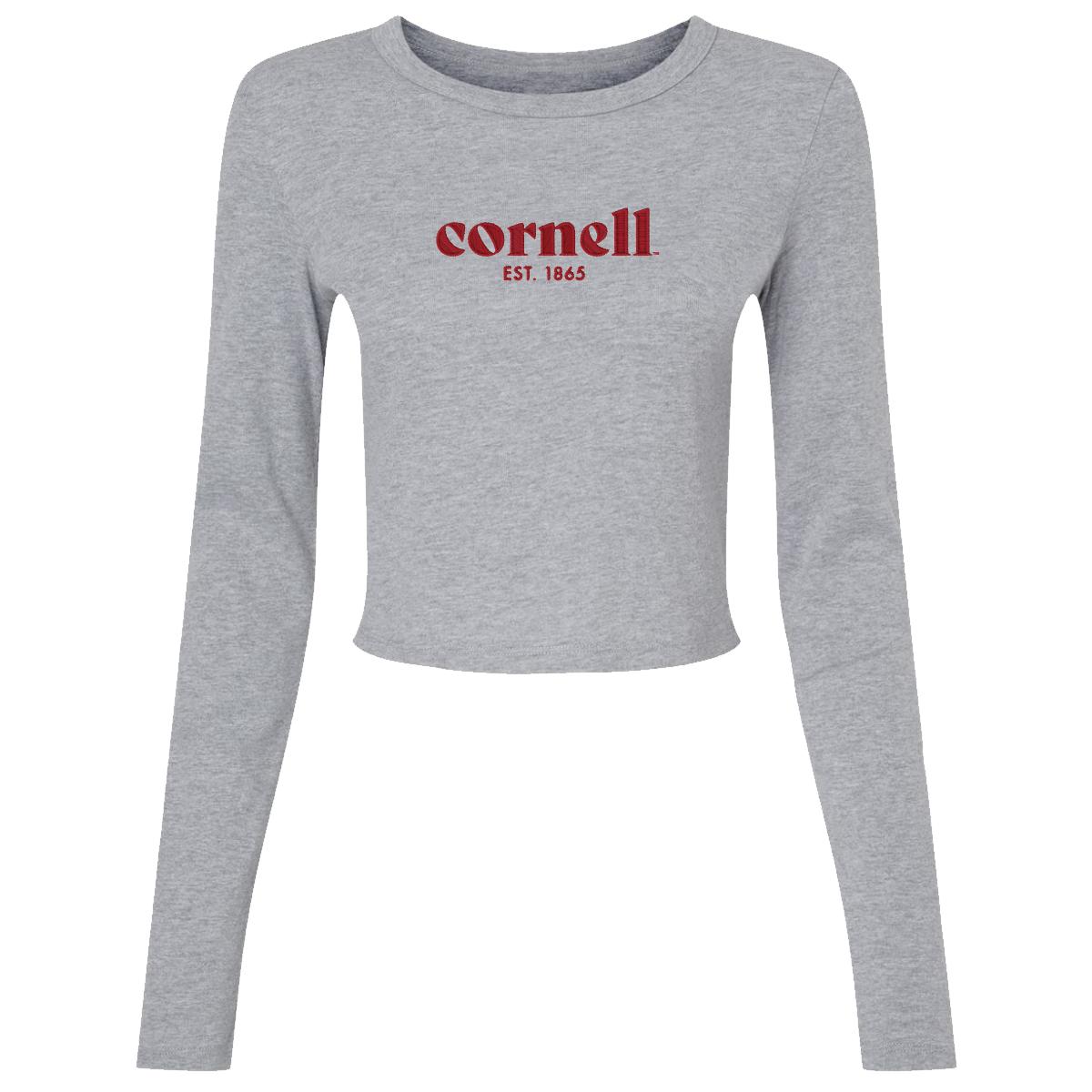 Women's Cornell 1865 L/S Baby Tee