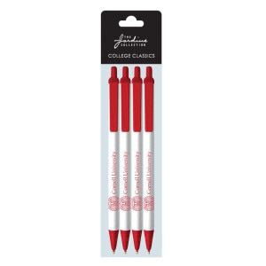 Cornell University Seal BIC Clic Stic Pen White 4 Pack