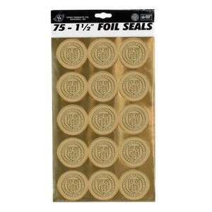 Cornell Seal Foil Sticker Pack 75 Gold
