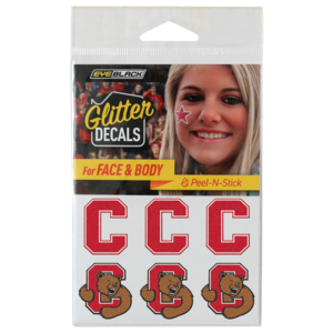 Cornell Glitter Face Decals