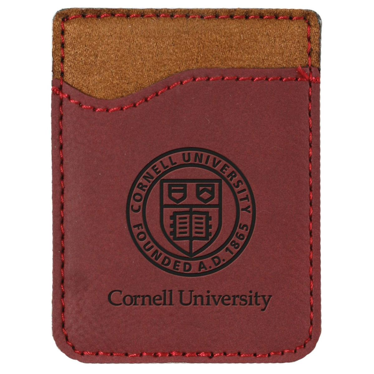 Seal Leatherette Cell Phone Pocket
