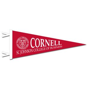 Cornell SC Johnson College of Business Pennant 9x24