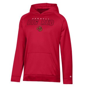 Champion Cornell Big Red Raglan Poly Hood