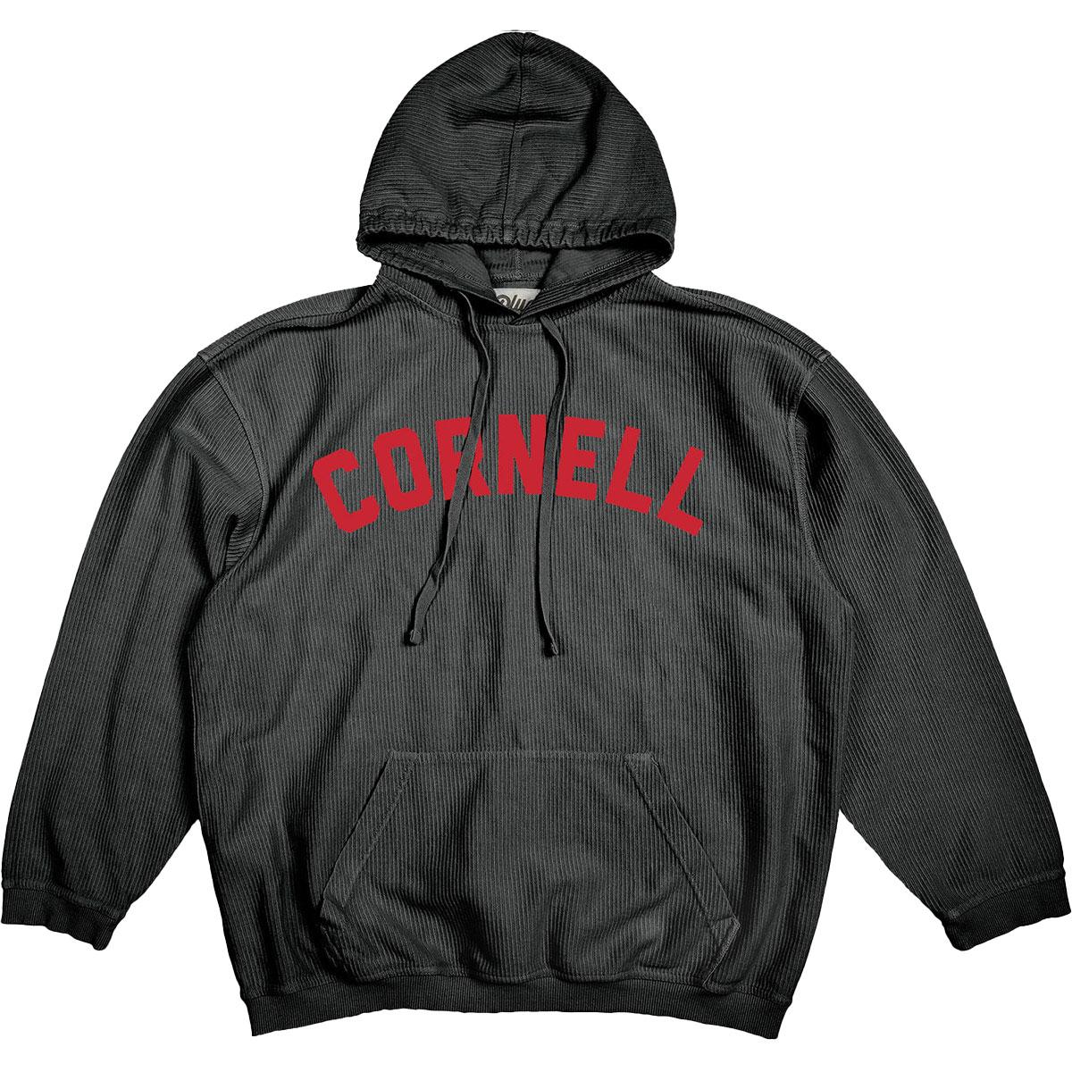 Red Cornell Felt Corded Hood