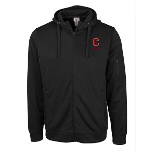 Cornell Block C Clique Performance Full Zip Hood