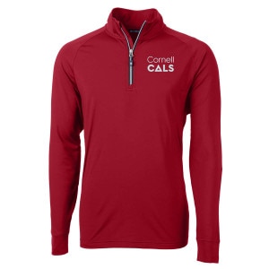 Cornell CALS Cutter & Buck Adapt Eco Knit Quarter Zip