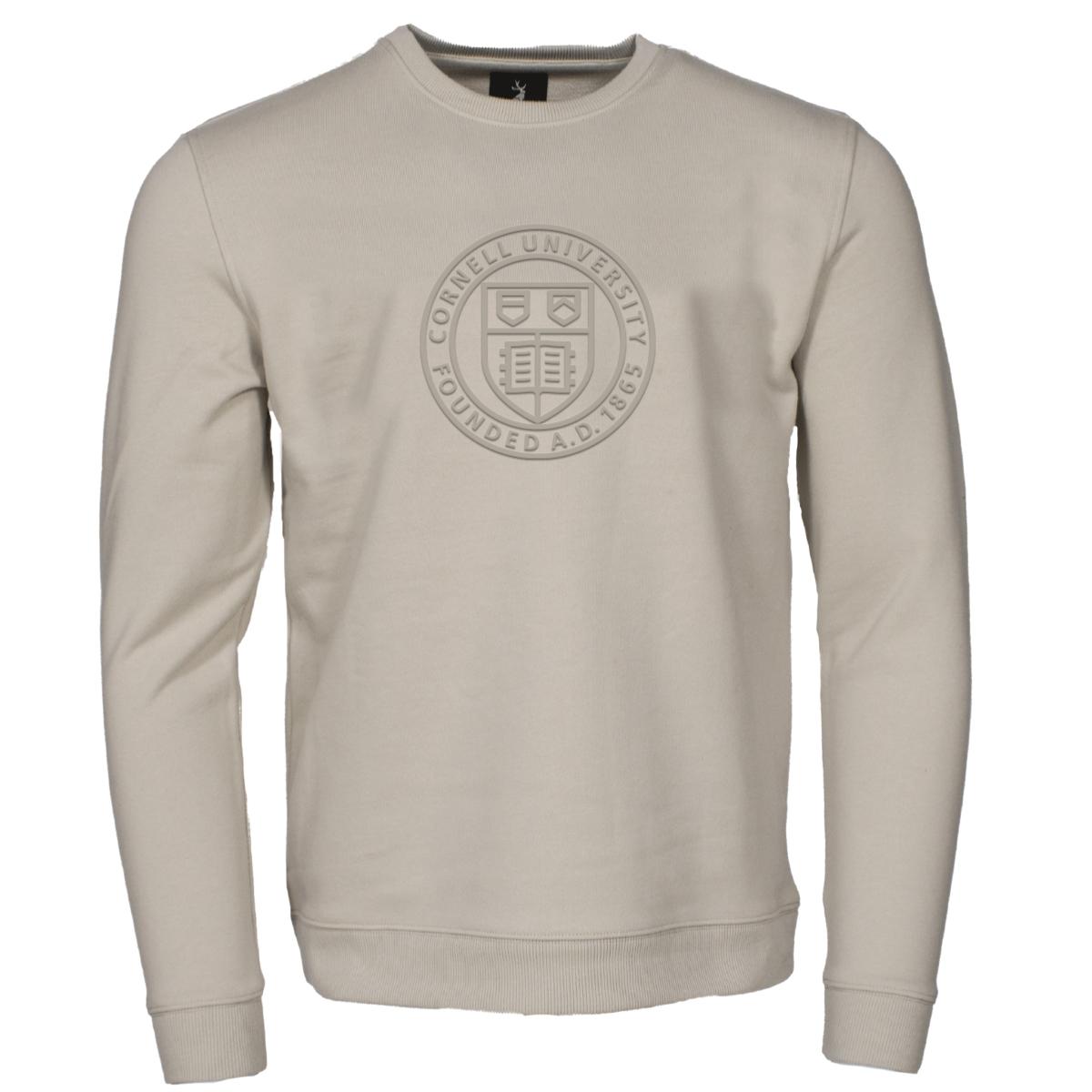 Cornell Seal Embossed Crew | front