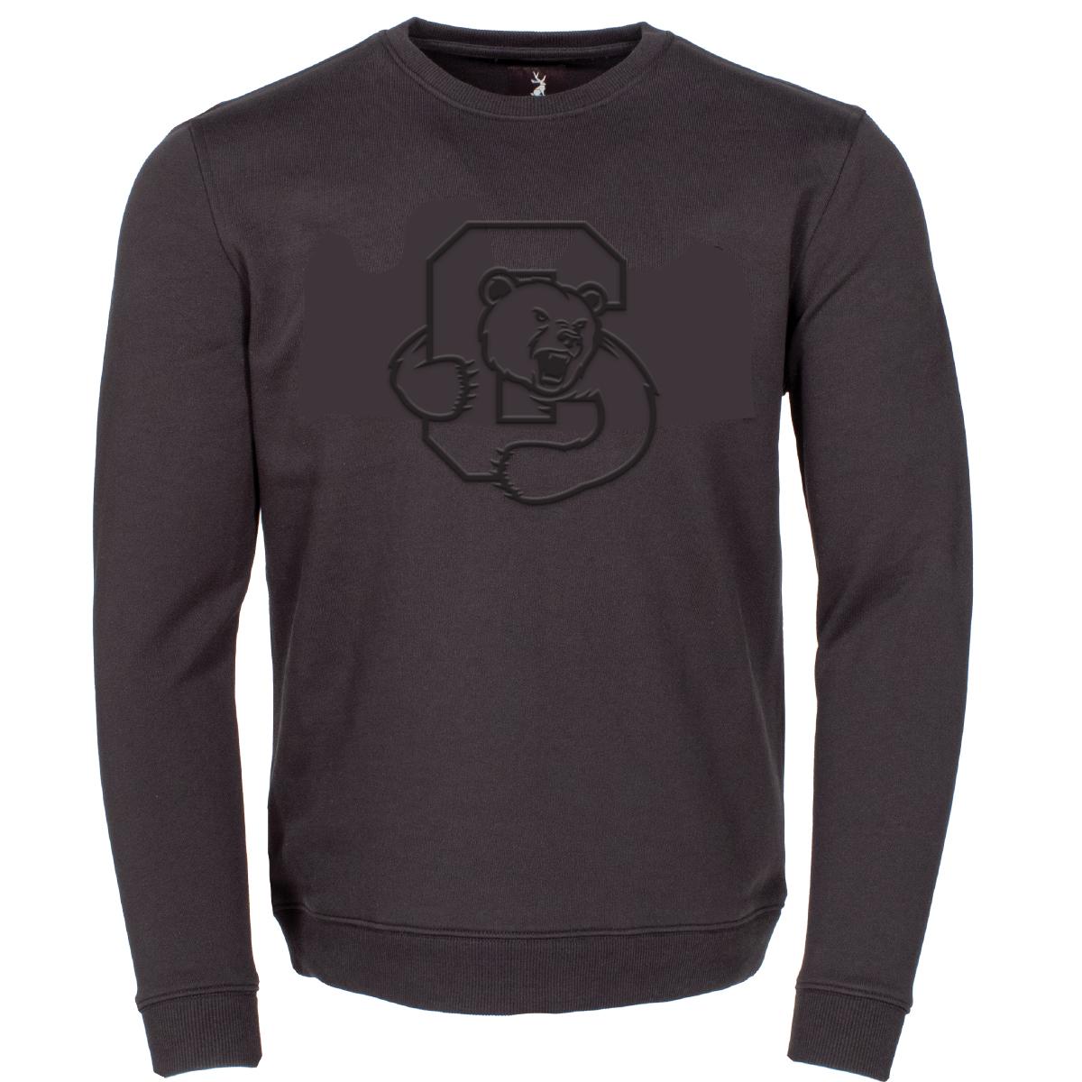 Bear Through C Embossed Crew | frnt