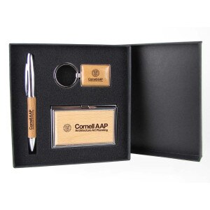 Cornell AAP Gift Set with Pen, Keychain & Business Card Case