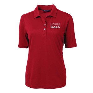 Women's Cornell CALS Cutter & Buck Eco Pique Recycled Polo