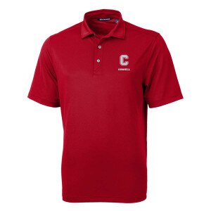 Big & Tall Cornell Block C Cutter & Buck Virtue Eco Pique Recycled Polo