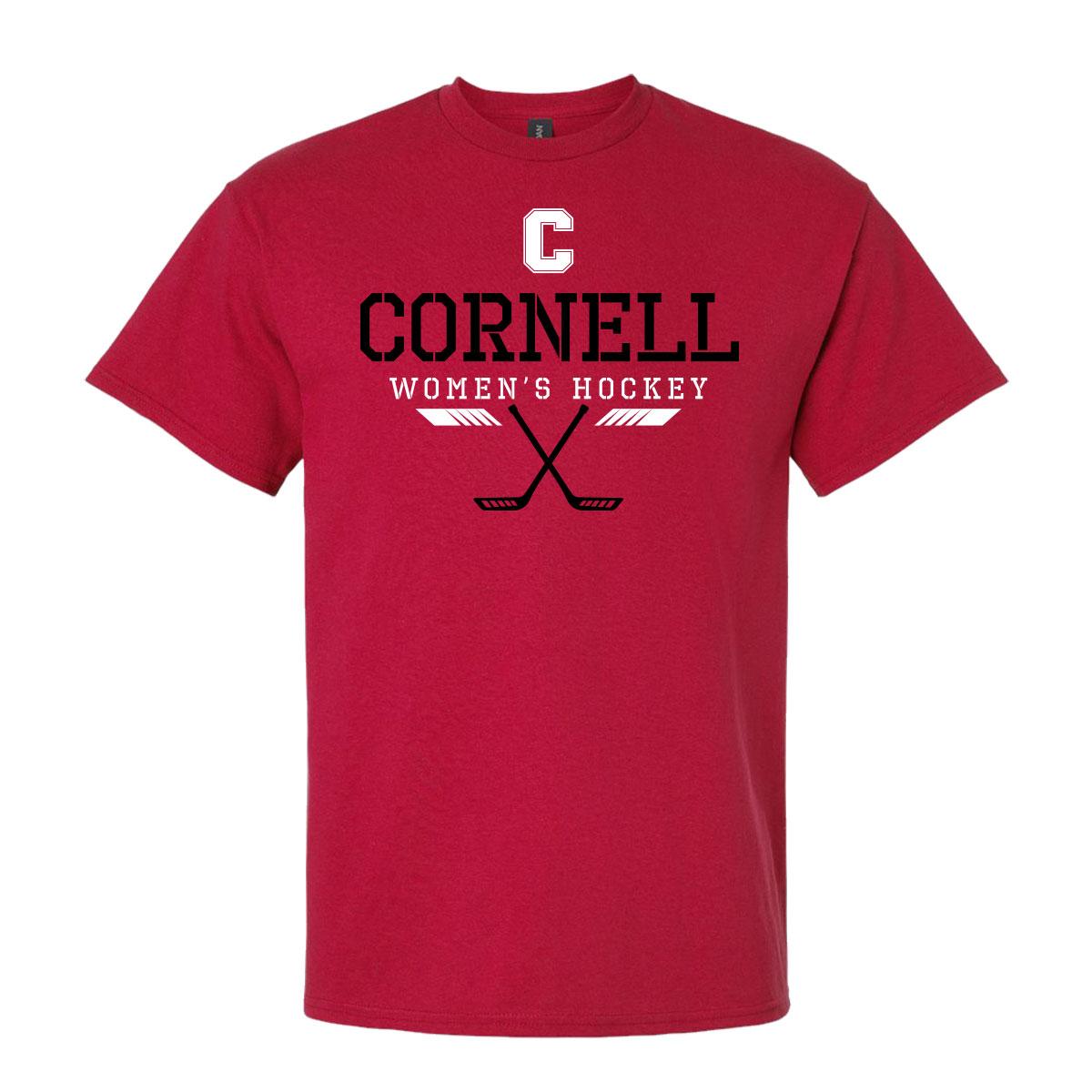 Women's Cornell Ice Hockey Tee