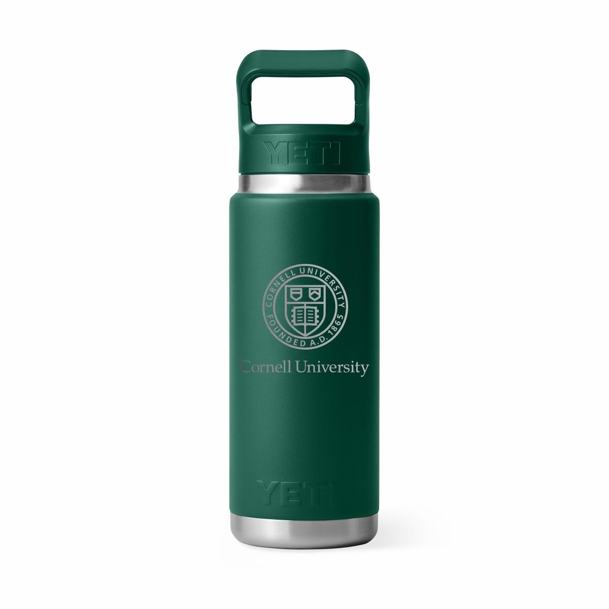 YETI 26oz Rambler Bottle Cornell Seal Limited Edition - Black