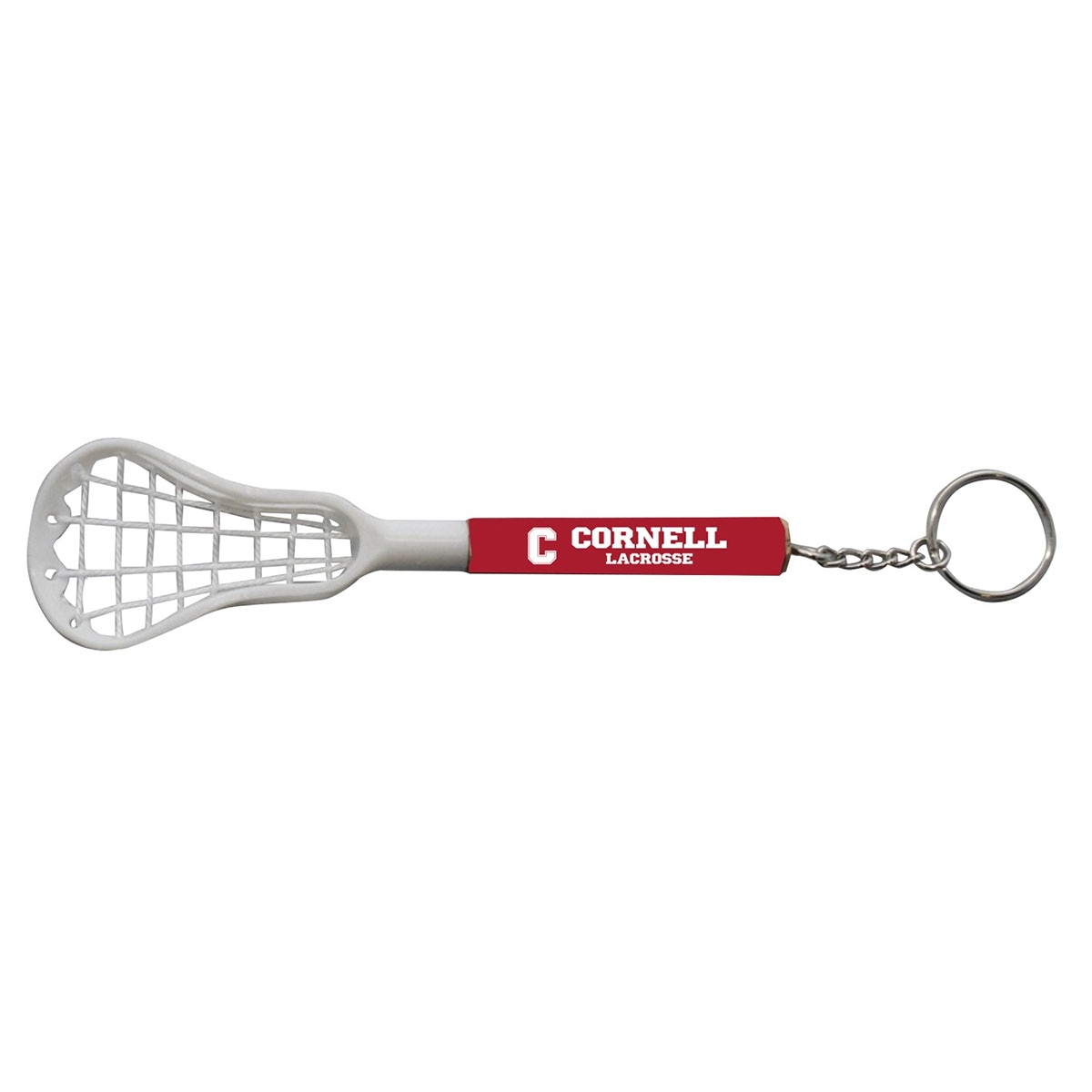 Cornell Lacrosse Stick Key Chain