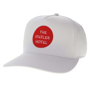 Statler Hotel White Caddy Cap