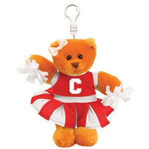 Cornell Cheer Bear Key Chain