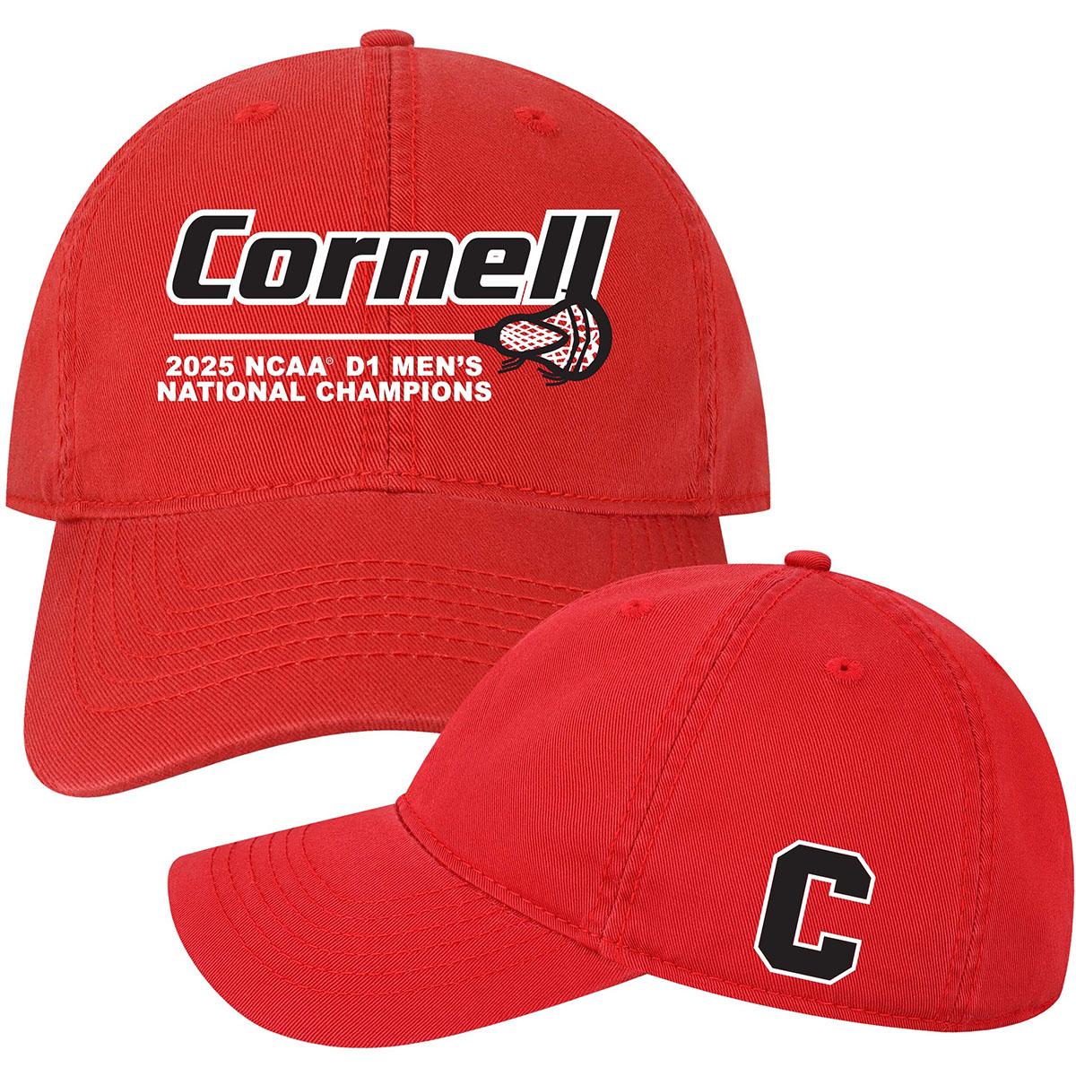 Cornell Lacrosse Nat. Champs red