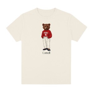 Cornell Mom Bear Tee | Women's Tops