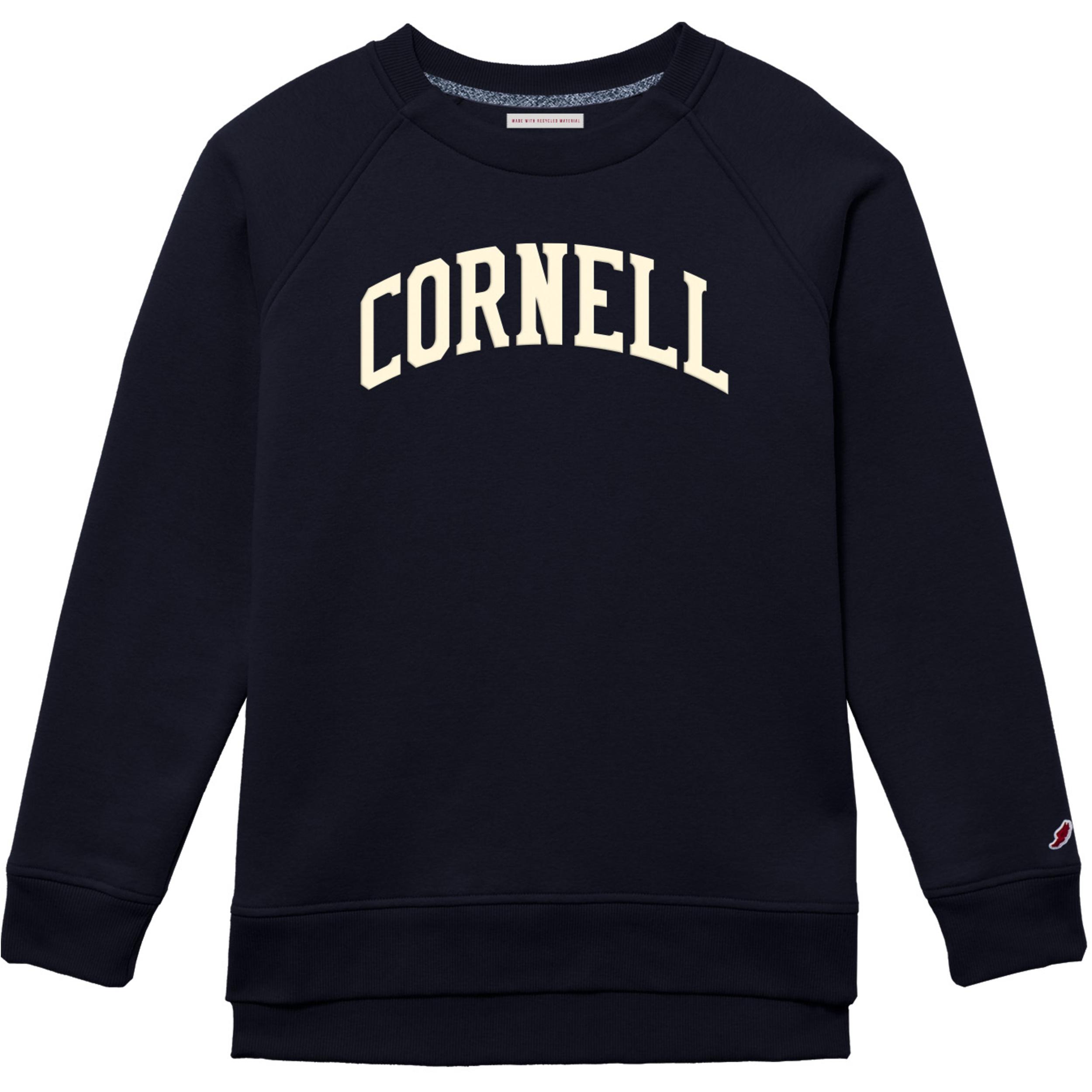 アーバンリサーチ　College Logo Sweat CORNELL Cornell University Big Red Athletic mark crew-neck sweatshirt