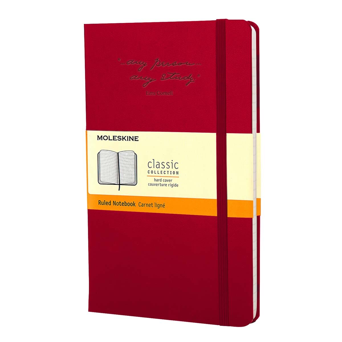 Imp Moleskine Any Person Large Hard Red Ruled Notebook