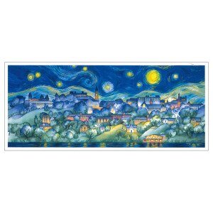 Cheryl Chalmers Summer Far Above Cayugas Waters Note Card