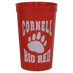 Red Stadium Cup With Bear Paw