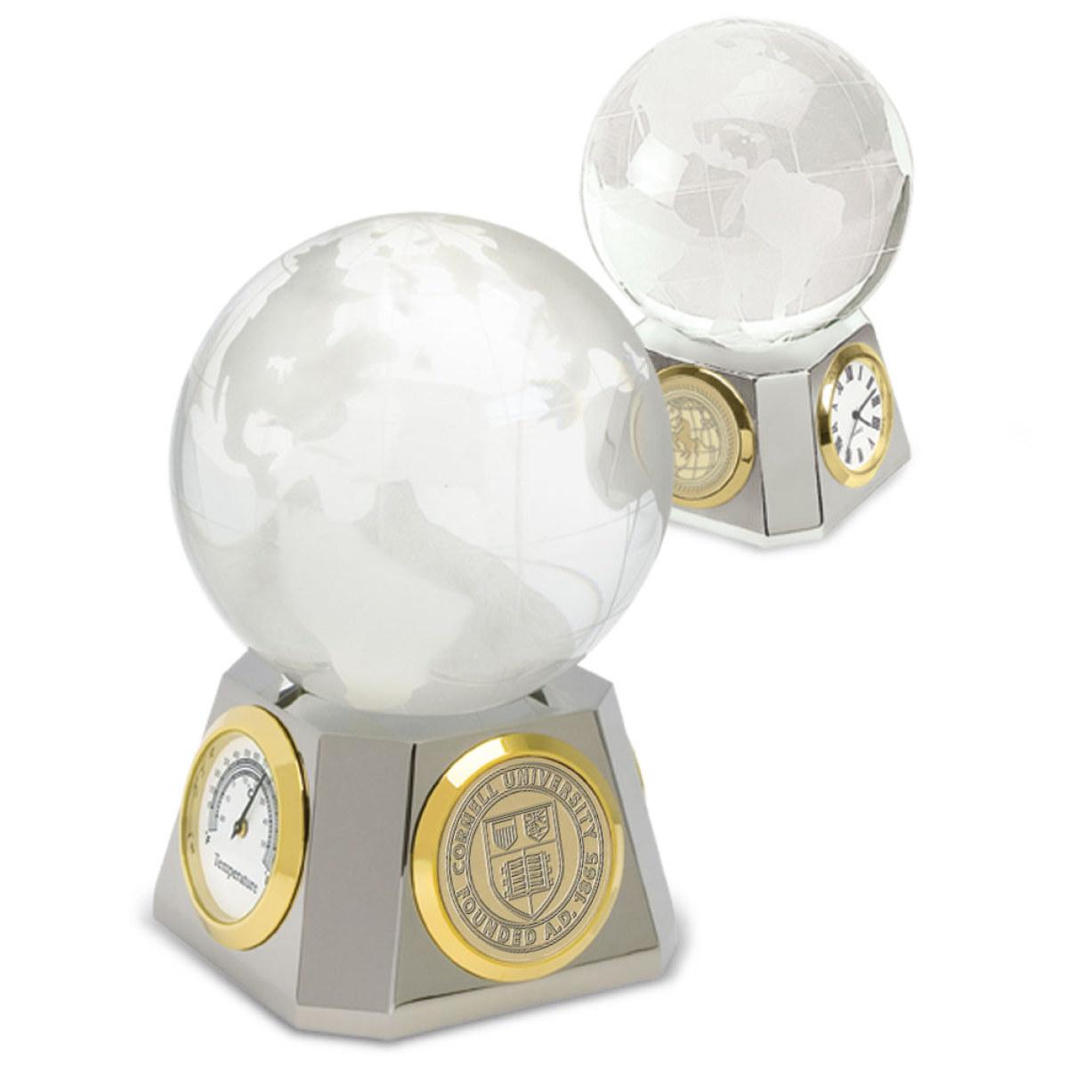 World Globe Gold Cornell Seal