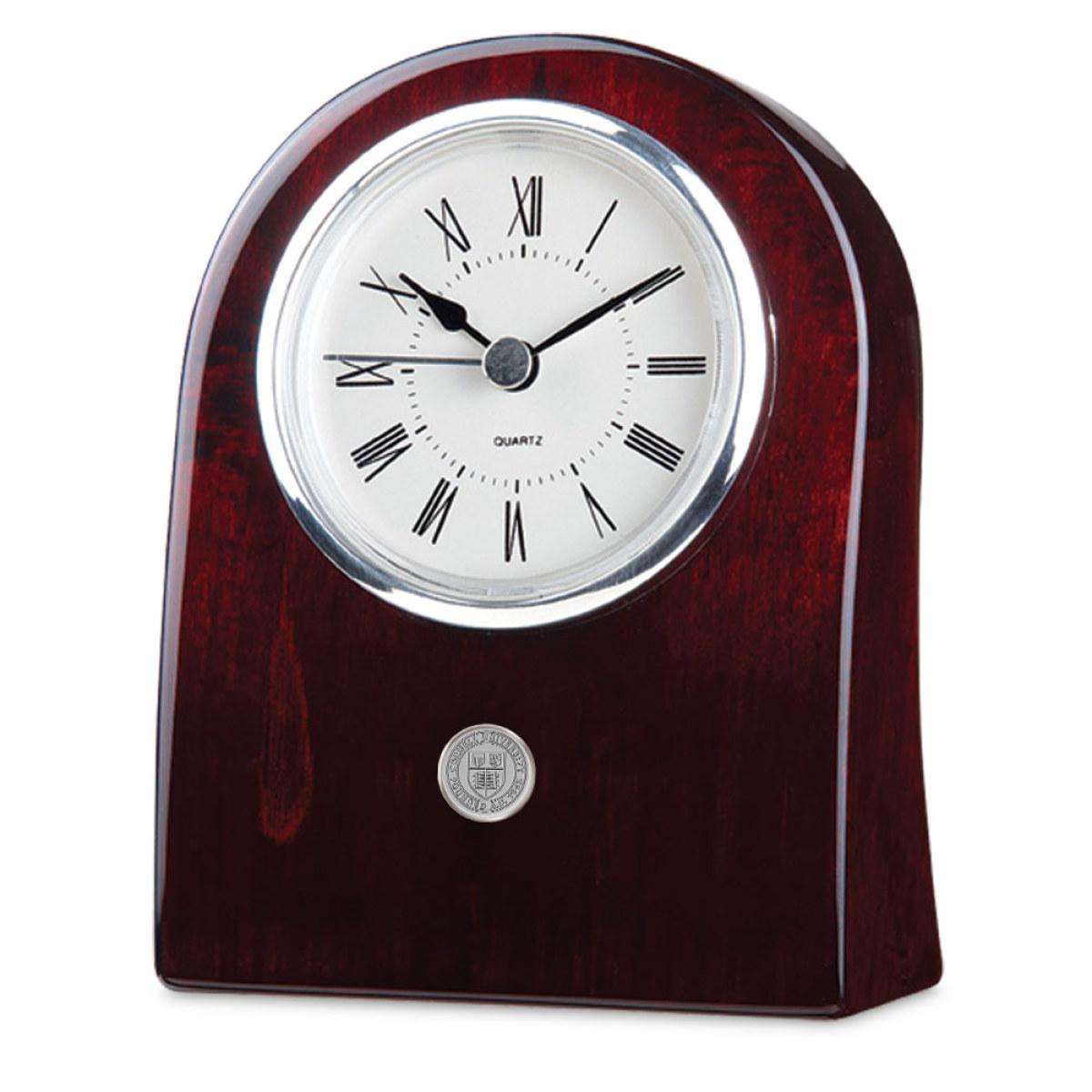 Miranda Desk Clock Cornell Seal