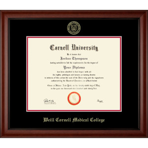Weill Embossed Diploma Frame In Cam