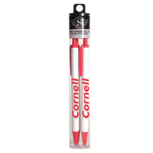 4 Pack of White Block Cornell Bic Clic Stic Pens