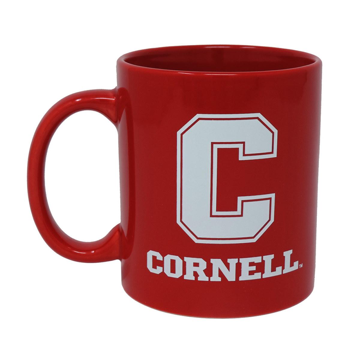 Red Block C Over Cornell Mug