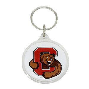 Key Ring - Round Acrylic Bear Through C