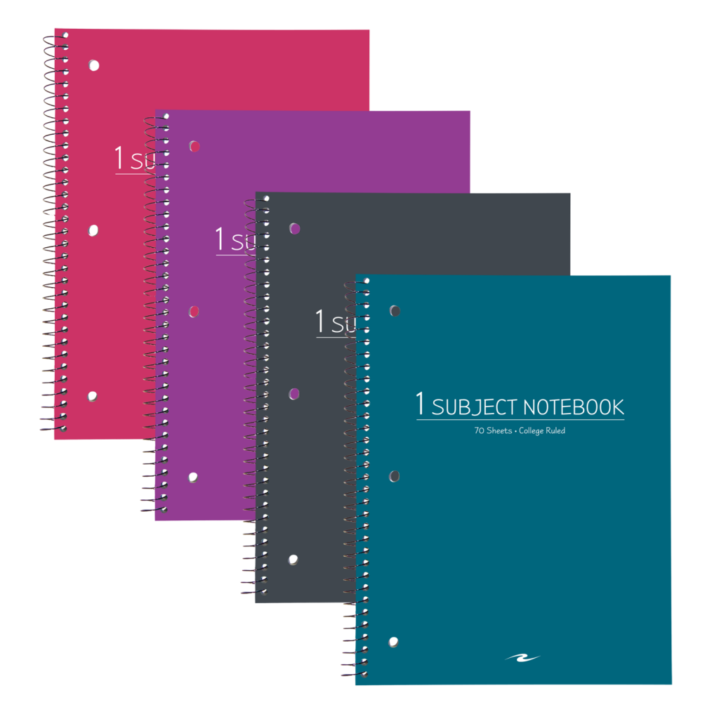 Fashion Spiral Notebook, Assorted