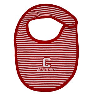 Red C Cornell Striped Bib