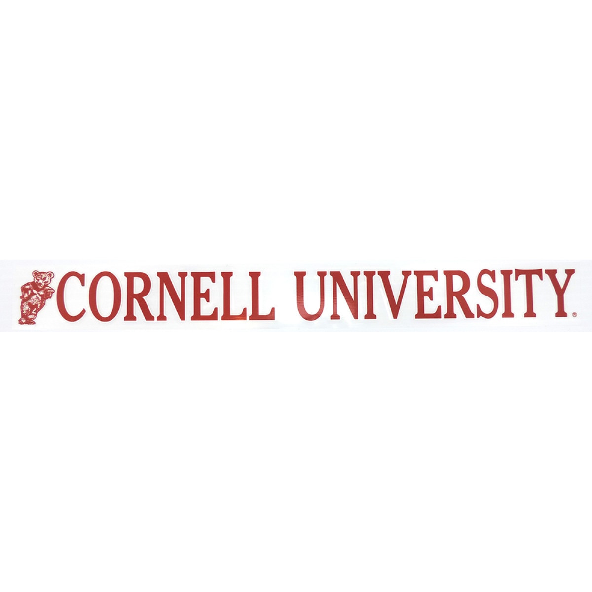 Bear With Cornell University Decal