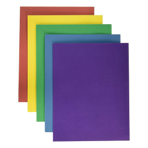 Oxford Twin Pocket Folder, Assorted Colors