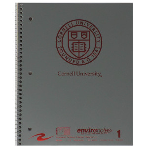Cornell Spiral 1 Subject Notebook- Gray