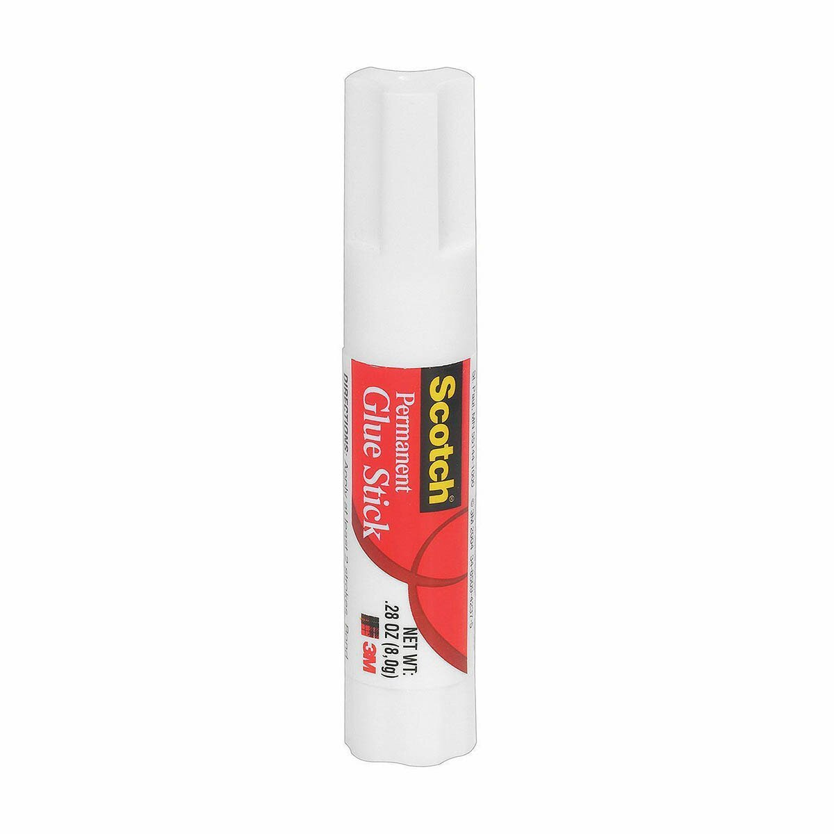 Scotch Permanent Glue Stick, White .45 oz.
