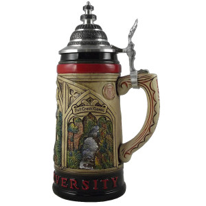 Cornell University Octoberfest Stein With Metal Lid 22-Ounce